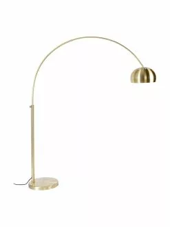 Zuiver Große Bogenlampe Metal Bow in Messing, B 170 x H 205 cm