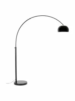 Zuiver Große Bogenlampe Metal Bow in Schwarz, B 170 x H 205 cmNur noch wenige verfügbar