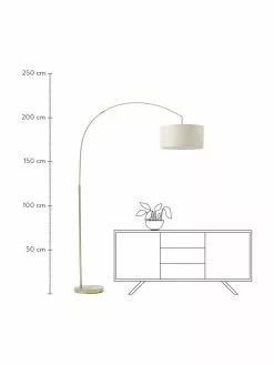 Westwing Collection Große Bogenlampe Niels in Messing-Beige, Ø 50 x H 218 cm 10 Westwing Collection Große Bogenlampe Niels in Messing-Beige, Ø 50 x H 218 cm -Leuchten Verkaufsladen Grosse Bogenlampe Niels in Messing Beige 2