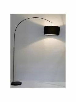 Westwing Collection Gro&szlig;e Bogenlampe Niels in Schwarz, Ø 50 x H 218 cm -Leuchten Verkaufsladen Grosse Bogenlampe Niels in Schwarz 4