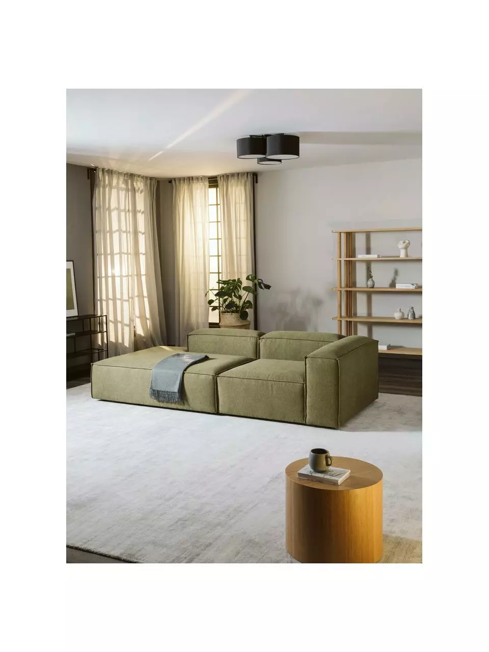 Westwing Collection Große Deckenleuchte Luke, Ø 61 x H 26 cm 4 Westwing Collection Große Deckenleuchte Luke, Ø 61 x H 26 cm – Bild 2