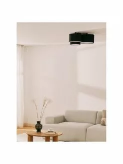 Westwing Collection Große Deckenleuchte Luke, Ø 61 x H 26 cm 10 Westwing Collection Große Deckenleuchte Luke, Ø 61 x H 26 cm -Leuchten Verkaufsladen Grosse Deckenleuchte Luke 8