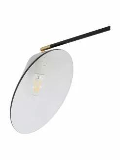 Westwing Collection Große Deckenleuchte Neron mit Gold-Dekor in Schwarz, B 173 x H 52 cm -Leuchten Verkaufsladen Grosse Deckenleuchte Neron mit Gold Dekor in Schwarz 5