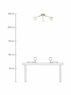 Westwing Collection Große Design Deckenleuchte Guna, Ø 76 x H 25 cm 10 Westwing Collection Große Design Deckenleuchte Guna, Ø 76 x H 25 cm -Leuchten Verkaufsladen Grosse Design Deckenleuchte Guna 2