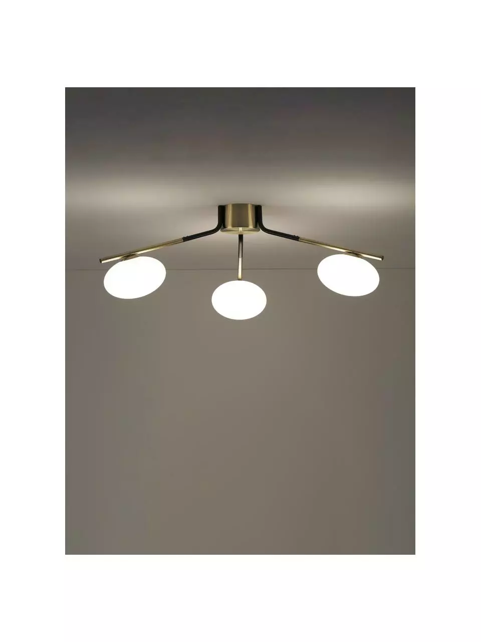 Westwing Collection Große Design Deckenleuchte Guna, Ø 76 x H 25 cm 6 Westwing Collection Große Design Deckenleuchte Guna, Ø 76 x H 25 cm – Bild 4