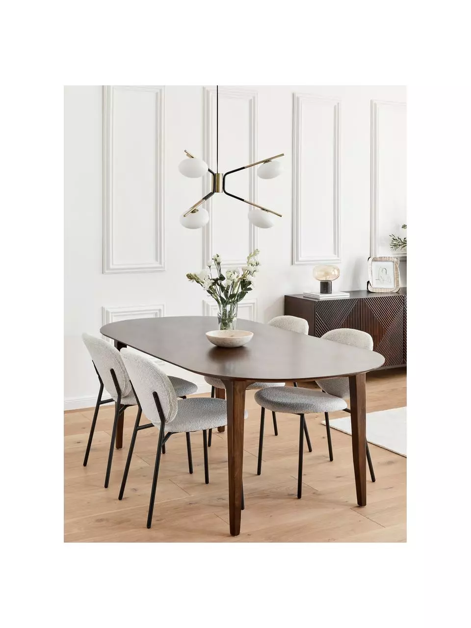 Westwing Collection Große Design Pendelleuchte Guna, Ø 70 cm 4 Westwing Collection Große Design Pendelleuchte Guna, Ø 70 cm – Bild 2