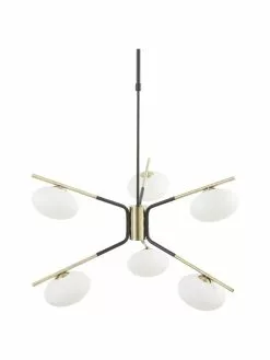 Westwing Collection Große Design Pendelleuchte Guna, Ø 70 cm