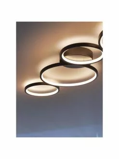 Searchlight Große Dimmbare LED-Deckenleuchte Cirque, B 98 x H 6 cm -Leuchten Verkaufsladen Grosse Dimmbare LED Deckenleuchte Cirque 5