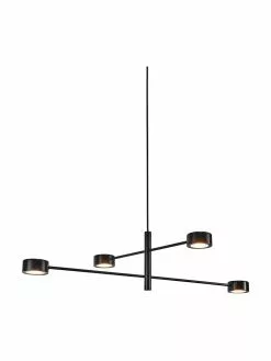 Nordlux Große Dimmbare LED-Pendelleuchte Clyde, B 90 x H 22 cm