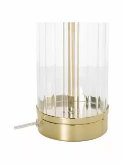 Westwing Collection Große Glam-Tischlampe Gabor mit Glasfuß, Ø 35 x H 64 cm -Leuchten Verkaufsladen Grosse Glam Tischlampe Gabor mit Glasfuss 5