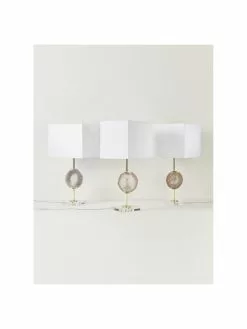 Westwing Collection Große Glam-Tischlampe Treasure mit Achat-Dekor, B 33 x H 62 cm -Leuchten Verkaufsladen Grosse Glam Tischlampe Treasure mit Achat Dekor 2