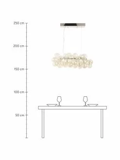 By Rydens Gro&szlig;e Glaskugel Pendelleuchte Gross Bar, B 80 x H 36 cm -Leuchten Verkaufsladen Grosse Glaskugel Pendelleuchte Gross Bar 3