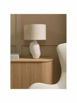 Westwing Collection Große Keramik-Tischlampe Colett in organischer Form, Ø 35 x H 53 cm 11 Westwing Collection Große Keramik-Tischlampe Colett in organischer Form, Ø 35 x H 53 cm -Leuchten Verkaufsladen Grosse Keramik Tischlampe Colett in organischer Form 3