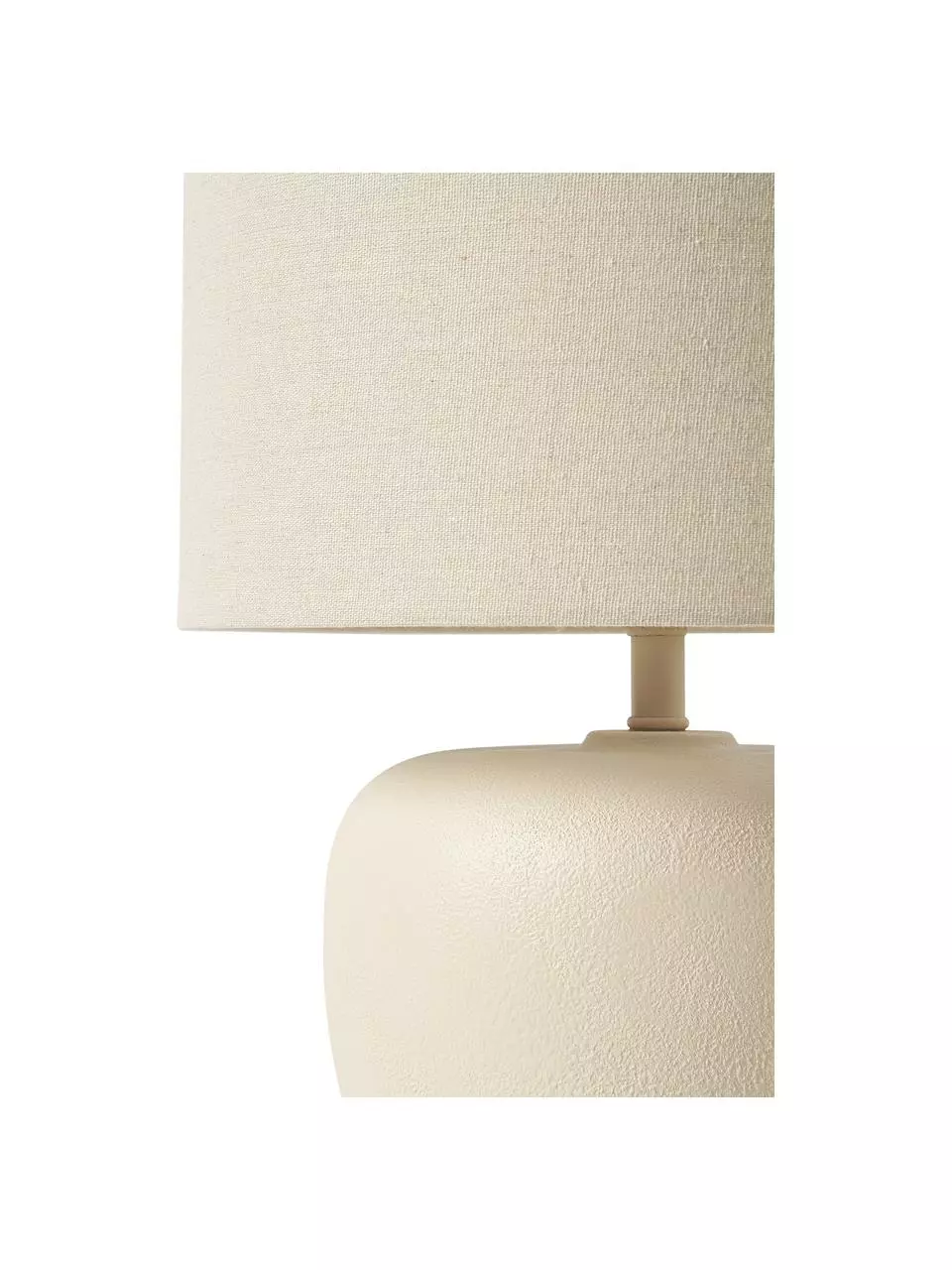 Westwing Collection Große Keramik-Tischlampe Eileen in Beige, Ø 33 cm x H 48 cm 8 Westwing Collection Große Keramik-Tischlampe Eileen in Beige, Ø 33 cm x H 48 cm – Bild 6