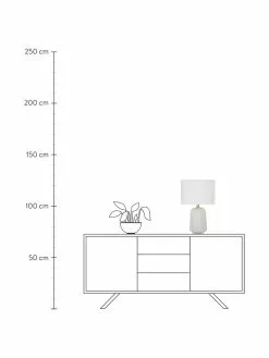 Westwing Collection Große Keramik-Tischlampe Iva, Ø 33 x H 53 cm -Leuchten Verkaufsladen Grosse Keramik Tischlampe Iva 3
