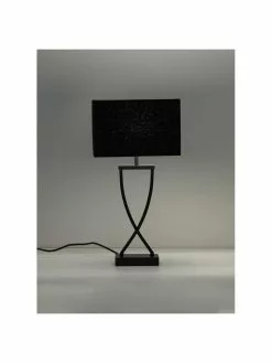 Westwing Collection Große Klassische Tischlampe Vanessa in Schwarz, B 27 x H 52 cm -Leuchten Verkaufsladen Grosse Klassische Tischlampe Vanessa in Schwarz 4