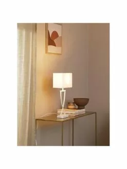 Westwing Collection Große Klassische Tischlampe Vanessa in Weiß, B 27 x H 52 cm 9 Westwing Collection Große Klassische Tischlampe Vanessa in Weiß, B 27 x H 52 cm -Leuchten Verkaufsladen Grosse Klassische Tischlampe Vanessa in Weiss 1