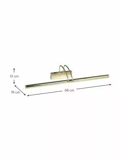 Searchlight Große LED-Bilderleuchte Picture mit Schalter in Gold, B 68 x H 12 cm -Leuchten Verkaufsladen Grosse LED Bilderleuchte Picture mit Schalter in Gold 2