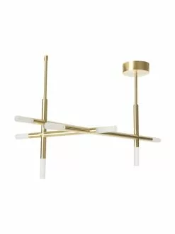 Westwing Collection Große LED-Deckenleuchte Gratia in Gold, B 76 x H 50 cm -Leuchten Verkaufsladen Grosse LED Deckenleuchte Gratia in Gold 2