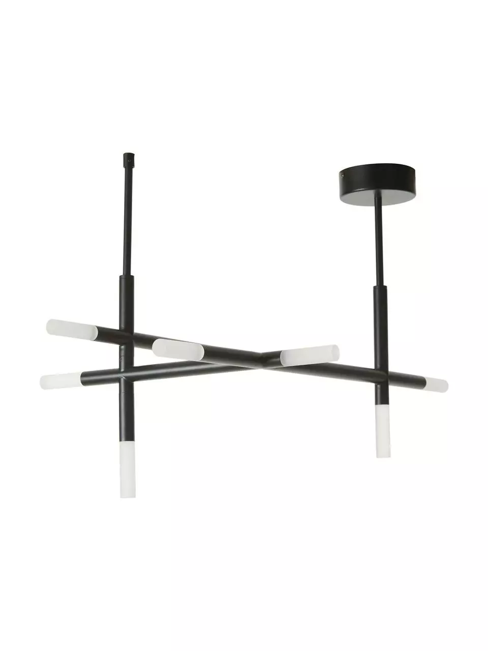 Westwing Collection Große LED-Deckenleuchte Gratia in Schwarz, B 76 x H 50 cm 3 Westwing Collection Große LED-Deckenleuchte Gratia in Schwarz, B 76 x H 50 cm