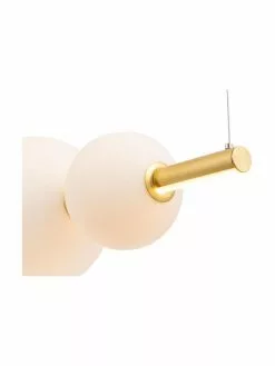 Große LED-Pendelleuchte Freccia in Gold, B 131 x H 22 cm -Leuchten Verkaufsladen Grosse LED Pendelleuchte Freccia in Gold 4