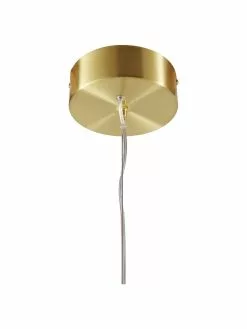 Westwing Collection Große LED-Pendelleuchte Gratia in Gold, B 90 x H 90 cm -Leuchten Verkaufsladen Grosse LED Pendelleuchte Gratia in Gold 4