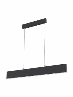 Große LED-Pendelleuchte Step in Schwarz, B 91 x H 20 cm 7 Große LED-Pendelleuchte Step in Schwarz, B 91 x H 20 cm -Leuchten Verkaufsladen Grosse LED Pendelleuchte Step in Schwarz 2
