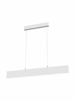 Große LED-Pendelleuchte Step in Weiß, B 91 x H 20 cm -Leuchten Verkaufsladen Grosse LED Pendelleuchte Step in Weiss 2
