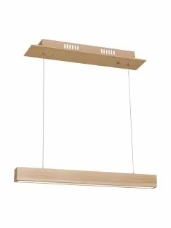 Große LED-Pendelleuchte Timber aus Holz, B 65 x T 9 cmNur noch wenige verfügbar -Leuchten Verkaufsladen Grosse LED Pendelleuchte Timber aus Holz 3