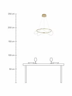 Große LED-Pendelleuchte Tiriac, Ø 70 x H 120 cm 10 Große LED-Pendelleuchte Tiriac, Ø 70 x H 120 cm -Leuchten Verkaufsladen Grosse LED Pendelleuchte Tiriac 2