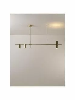 Westwing Collection Große Moderne Pendelleuchte Cassandra in Messingfarben, B 143 x H 73 cm 11 Westwing Collection Große Moderne Pendelleuchte Cassandra in Messingfarben, B 143 x H 73 cm -Leuchten Verkaufsladen Grosse Moderne Pendelleuchte Cassandra in Messingfarben 3