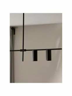 Westwing Collection Große Moderne Pendelleuchte Cassandra in Schwarz, B 143 x H 73 cm -Leuchten Verkaufsladen Grosse Moderne Pendelleuchte Cassandra in Schwarz 2