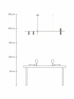 Westwing Collection Große Moderne Pendelleuchte Cassandra in Silber, B 143 x H 73 cm -Leuchten Verkaufsladen Grosse Moderne Pendelleuchte Cassandra in Silber 2