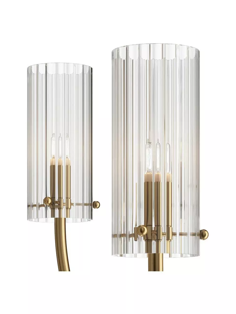 Große Pendelleuchte Arco in Gold, Ø 61 x H 67 cm 6 Große Pendelleuchte Arco in Gold, Ø 61 x H 67 cm – Bild 4