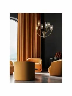 Große Pendelleuchte Arco in Gold, Ø 61 x H 67 cm 12 Große Pendelleuchte Arco in Gold, Ø 61 x H 67 cm -Leuchten Verkaufsladen Grosse Pendelleuchte Arco in Gold 4