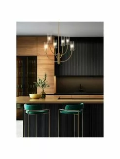 Große Pendelleuchte Arco in Gold, Ø 61 x H 67 cm 13 Große Pendelleuchte Arco in Gold, Ø 61 x H 67 cm -Leuchten Verkaufsladen Grosse Pendelleuchte Arco in Gold 5