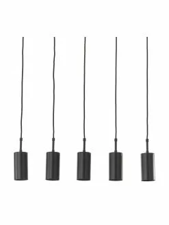 Westwing Collection Große Pendelleuchte Arvo in Schwarz, B 75 cm x H 120 cm