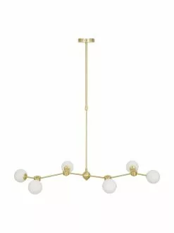 Westwing Collection Große Pendelleuchte Aurelia in Gold, B 110 x H 60 cm 12 Westwing Collection Große Pendelleuchte Aurelia in Gold, B 110 x H 60 cm -Leuchten Verkaufsladen Grosse Pendelleuchte Aurelia in Gold 4