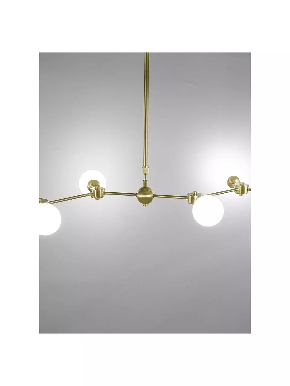 Westwing Collection Große Pendelleuchte Aurelia in Gold, B 110 x H 60 cm 8 Westwing Collection Große Pendelleuchte Aurelia in Gold, B 110 x H 60 cm – Bild 6