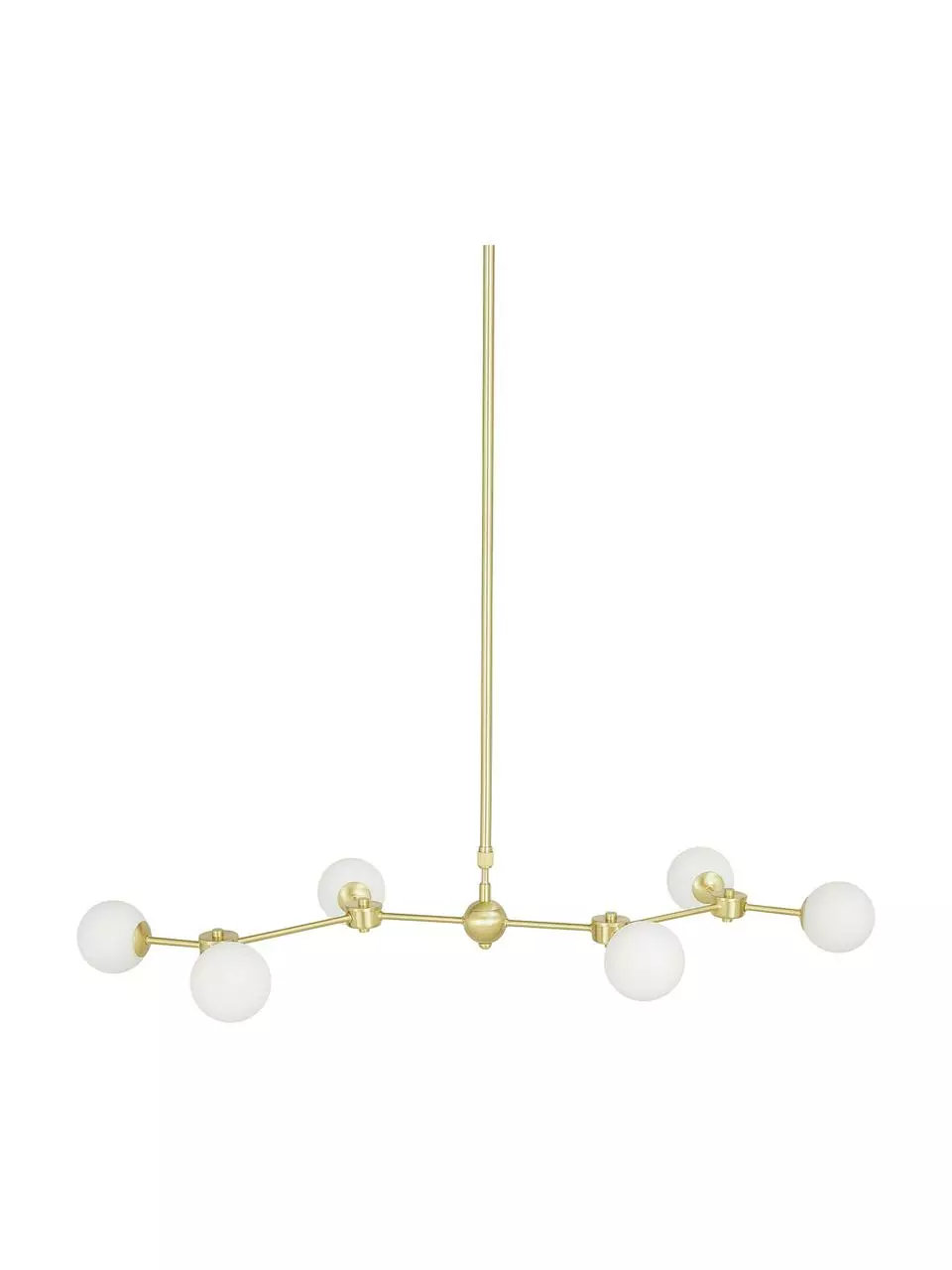 Westwing Collection Große Pendelleuchte Aurelia in Gold, B 110 x H 60 cm 3 Westwing Collection Große Pendelleuchte Aurelia in Gold, B 110 x H 60 cm