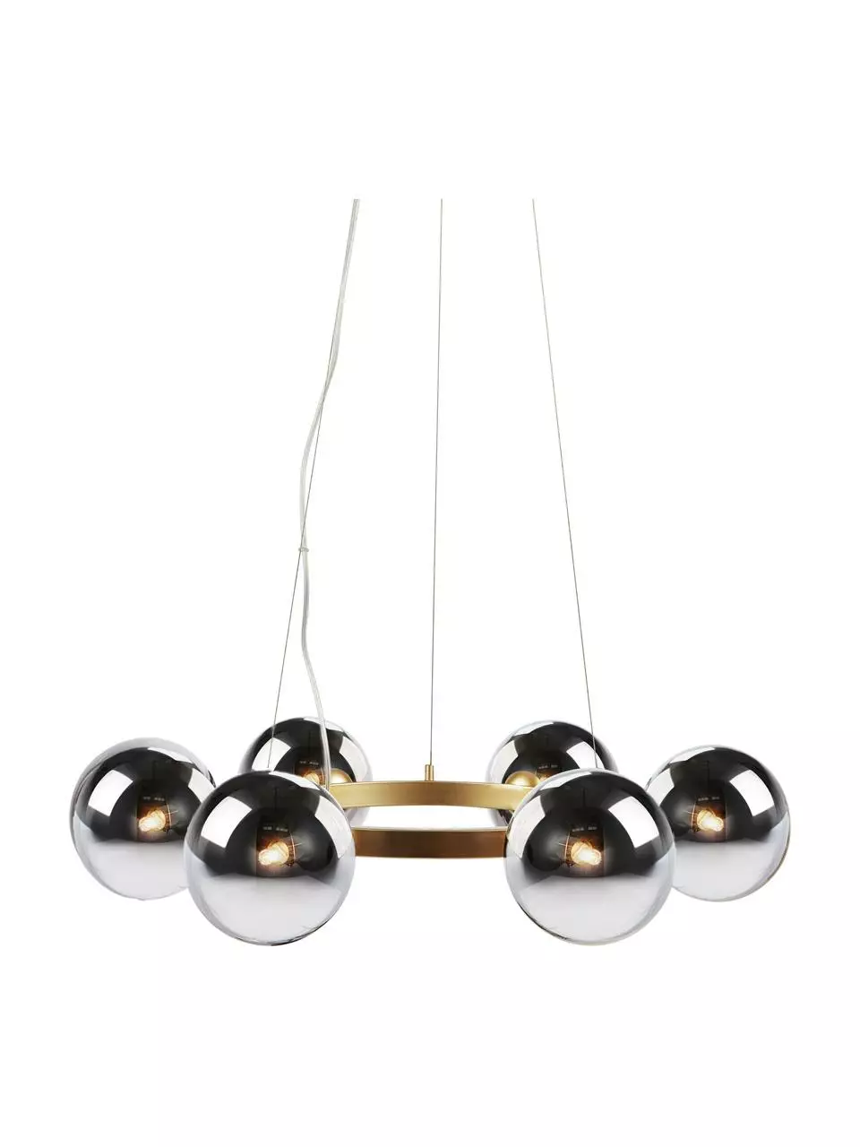 Markslöjd Große Pendelleuchte Circle aus Spiegelglas, Ø 71 x H 15 cm 3 Markslöjd Große Pendelleuchte Circle aus Spiegelglas, Ø 71 x H 15 cm