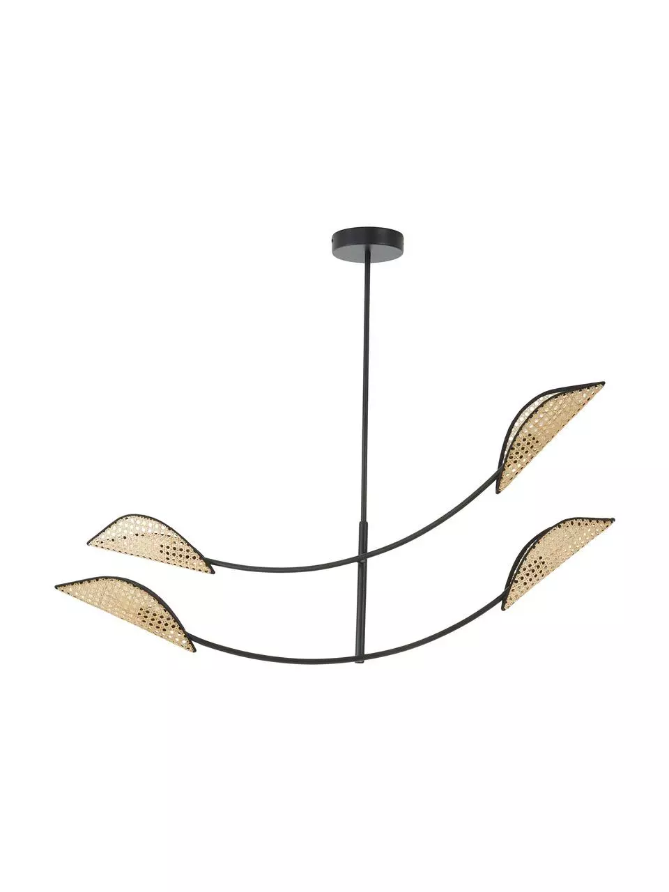 Westwing Collection Große Pendelleuchte Freja aus Wiener Geflecht, B 112 x H 89 cm 8 Westwing Collection Große Pendelleuchte Freja aus Wiener Geflecht, B 112 x H 89 cm – Bild 6