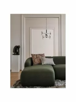 Westwing Collection Große Pendelleuchte Grover mit Glaskugeln in Schwarz, Ø 70 x H 56 cm -Leuchten Verkaufsladen Grosse Pendelleuchte Grover mit Glaskugeln in Schwarz 2