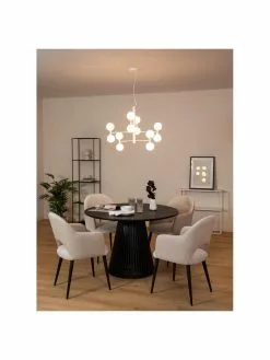 Westwing Collection Große Pendelleuchte Grover mit Glaskugeln in Weiß, Ø 70 x H 56 cm 13 Westwing Collection Große Pendelleuchte Grover mit Glaskugeln in Weiß, Ø 70 x H 56 cm -Leuchten Verkaufsladen Grosse Pendelleuchte Grover mit Glaskugeln in Weiss 5