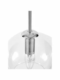 Westwing Collection Große Pendelleuchte Hamilton in Silber, B 81 x H 13 cm -Leuchten Verkaufsladen Grosse Pendelleuchte Hamilton in Silber 5