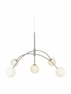 Markslöjd Große Pendelleuchte Heaven aus Opalglas, Ø 117 x H 70 cmNur noch wenige verfügbar