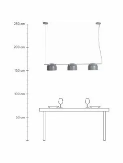 Westwing Collection Große Pendelleuchte Joel, B 127 x H 15 cm -Leuchten Verkaufsladen Grosse Pendelleuchte Joel 2
