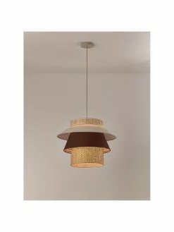 Westwing Collection Große Pendelleuchte Klea aus Wiener Geflecht in Creme/Braun, Ø 55 x H 42 cm 11 Westwing Collection Große Pendelleuchte Klea aus Wiener Geflecht in Creme/Braun, Ø 55 x H 42 cm -Leuchten Verkaufsladen Grosse Pendelleuchte Klea aus Wiener Geflecht in CremeBraun 3