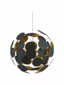 By Rydens Große Pendelleuchte Planet in Schwarz-Gold, Ø 66 cmNur noch wenige verfügbar