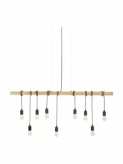 Große Pendelleuchte Townshend aus Holz, B 150 x T 10 cmNur noch wenige verfügbar
